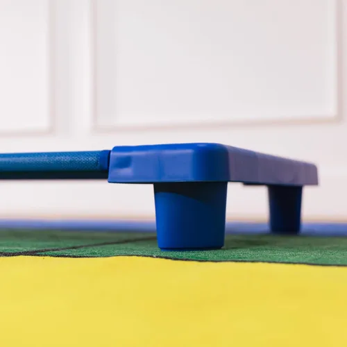 Vista 9 de ECR4Kids Cama/catre estándar para niños pequeños (Paquete de 6), Azul, 1 Breathable mesh, GREENGUARD Gold Certified, 75 lb capacity, space-saving