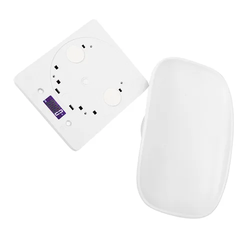 Vista 5 de Báscula digital de 0.04 oz-22.0 lbs, escala electrónica LCD, alta báscula multifuncional para mascotas con plástico sin almohadilla deslizante