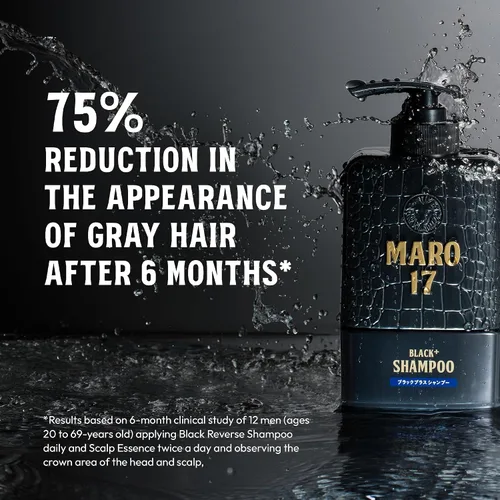 Vista 3 de MARO17 Champú Black Plus 13.8 fl oz (11.8 fl oz)