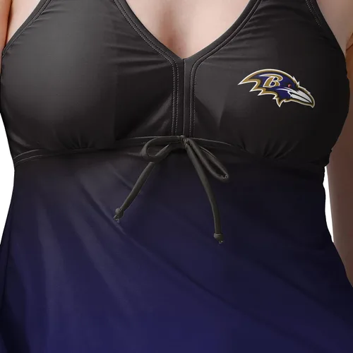 Vista 3 de FOCO Women's NFL Team Logo Ladies Bathing Swim Wear Suit