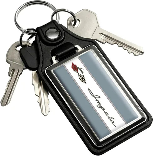 Vista 30 de Brotherhood Car Key Chain for Impala - Classic Models Keychain for Men and Oro olímpico - Guión de 1969