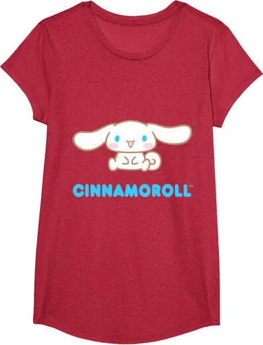 Vista 77 de Cinnamoroll Character Front and Back T-Shirt S Negro