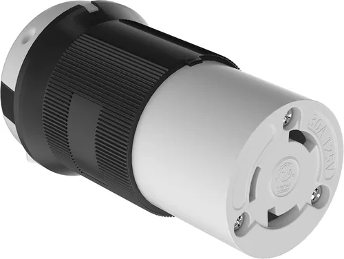 Vista 6 de Leisure Cords - Cable de alimentación de 30 amperios, entrada de cable de alimentación marina, conector de bloqueo giratorio hembra, kit de arranque