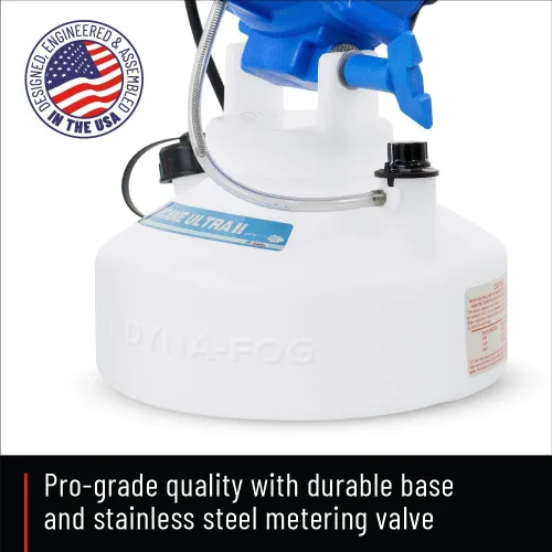 Vista 2 de Hurricane Ultra II - Nebulizador Fogger de mano con cable ULV de 1 galón, tamaño de partícula ajustable, 10-50 micrones