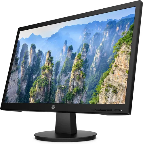 Vista 5 de HP Monitor FHD V22 Monitor de computadora FHD diagonal de 21.5 pulgadas con panel TN y monitor de configuración de luz azul con pantalla