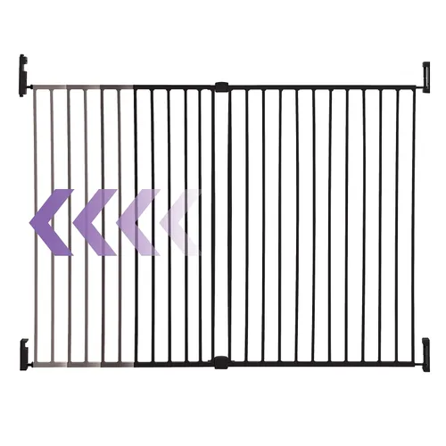 Vista 2 de Dreambaby – Broadway Extra ancho y de alto puerta de ampliable con seguimiento tecnología., Negro