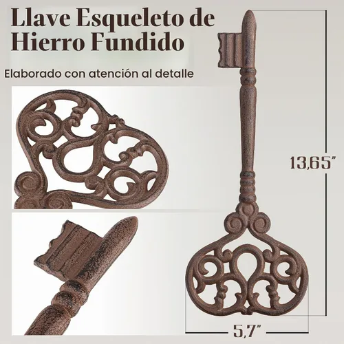 Vista 3 de Hierro fundido Shaped Key Holder Parent