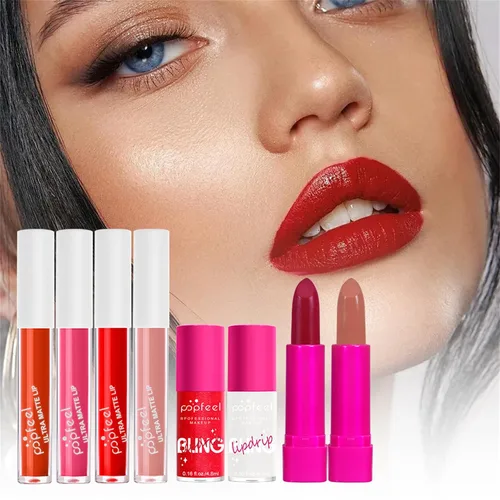 Vista 9 de Kit de maquillaje todo en uno rosa intenso para mujeres, kit completo, regalo de maquillaje para el día de la madre, para mujeres y niñas, paquete