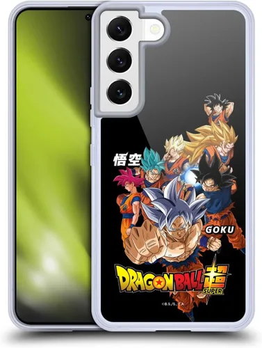 Vista 124 de Head Case Designs Funda de gel con licencia oficial de Dragon Ball Super Group Future Trunks Arc Characters [protección de grado militar] compatible