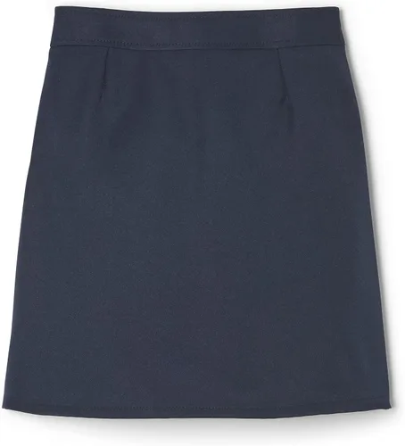 Vista 8 de French Toast Girls Adjustable Waist Pleated-Front Two-tab Scooter Azul marino