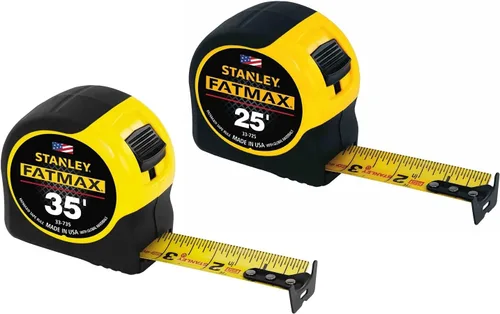 Vista 2 de Stanley 33-735-25 - Paquete combinado de cinta métrica Fatmax de 35 pies y 25 pies, color amarillo