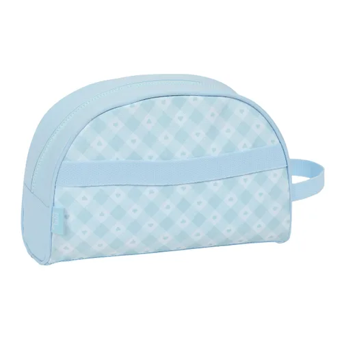 Vista 4 de Neceser Escolar Glow Lab Cisnes Azul claro 28 x 18 x 10 cm