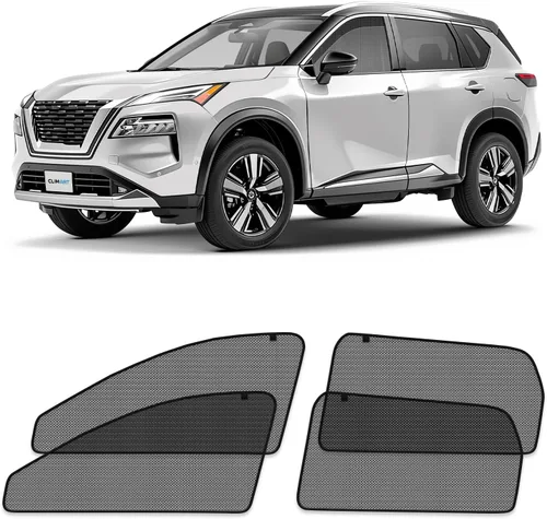 Vista 63 de Clim Art - Parasol para parabrisas de Nissan Pathfinder 2022-2024, plegable, personalizado, protector solar para vehículo, cubierta para parabrisas