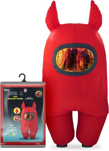 Vista 9 de YuMe Official Among Us Toys Funny Inflatable Cool Cosplay Halloween Costumes for Adults