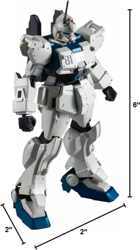 Vista 8 de Traje móvil Gundam: The 08th MS Team RX-79[G] Ez-8 Gundam Ez-8, BandaiGundam Universe Gundam Universe - Figura de acción de 6 pulgadas Series 3