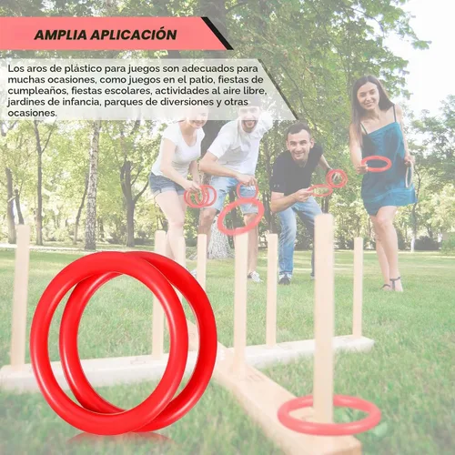 Vista 6 de Chalyna 12 anillos pequeños para lanzar botellas de 2.1 pulgadas, anillo