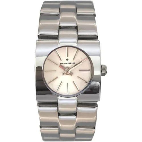 Vista 4 de Reloj Unisex Alpha Saphir 271K Beige Plateado