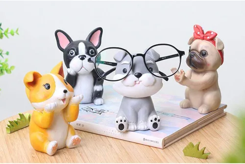 Vista 3 de Soporte para gafas de sol para cachorros y perros, diseño de animales (corgi)