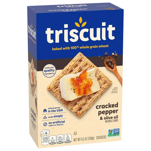 Vista 14 de TRISCUIT Galletas de grano entero 4 paquetes con 4 variedades de sabores surtidos
