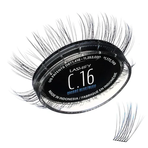 Vista 32 de Lashify Curl - Extensiones de pestañas Gossamer DIY de 0.394 pulgadas, color negro, pestañas postizas fáciles para un aspecto natural