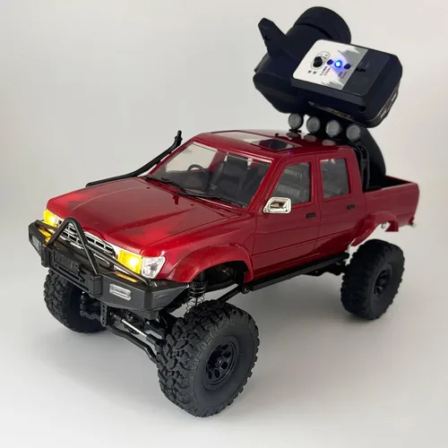 Vista 8 de WPLDEWAN 1/16 RC Crawler WPL C64-1 Camión de control remoto Off Road