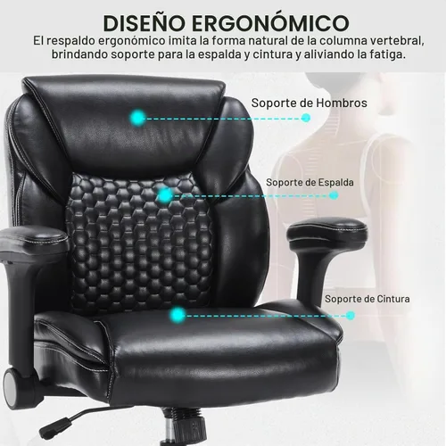 Vista 4 de Silla de dibujo, silla de oficina alta con reposabrazos ajustables, silla de escritorio de pie con anillo para reposapiés, silla de escritorio