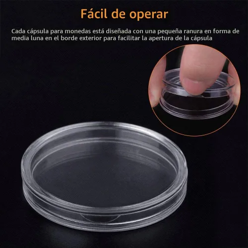Vista 7 de AITIME Funda para coleccionista de monedas, 30mm
