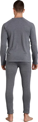 Vista 6 de Conjunto de ropa interior térmica para hombre de compresión suave capa base de forro polar para hombre para clima frío