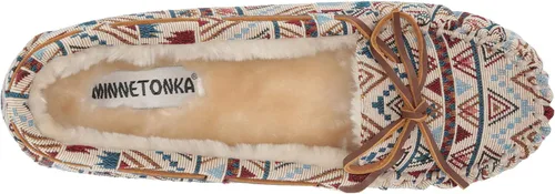 Vista 5 de Minnetonka - Pantuflas Cally de pelo sintético para mujer