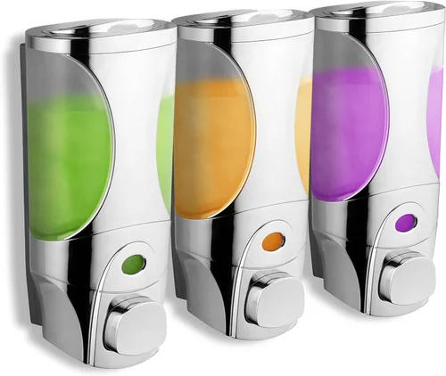 Vista 6 de Sistema dosificador para duchas con diseño modular, modelo Curves, de la marca HotelSpa, para jabón/champú/loción