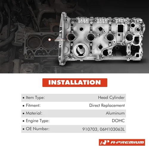 Vista 3 de A-Cilindro Premium, Compatible con Audi Para Audi A3 2008-2013, A4 2009-2015, Q3 2015-2017, Q5 2011-2015, TT 2011-2014, TT Quattro 2011-2014, L4