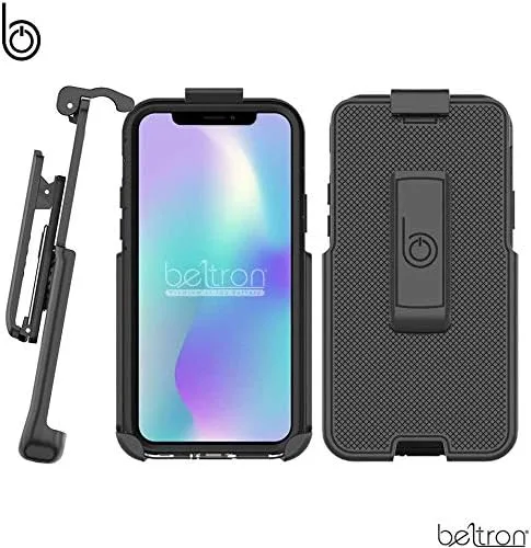 Vista 4 de BELTRON Funda con clip para cinturón para iPhone 11 (2019), funda híbrida delgada de protección de cuerpo completo resistente y funda de clip