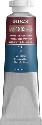 Vista 140 de Lukas 1862 Pintura al Óleo para Artistas Profesionales - Colores Tierra Amarillentos, 37 mL - Juego de 4 - Destacada Resistencia a la Luz, Sin