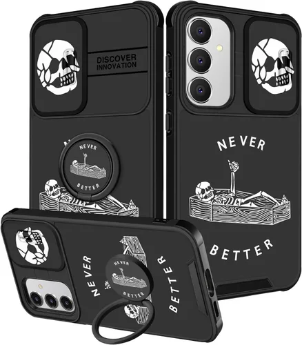 Vista 19 de Funda 2 en 1 para Samsung Galaxy S23 Ultra Flamingo para mujeres y niñas, diseño femenino de flamencos con cubierta deslizante para cámara y soporte