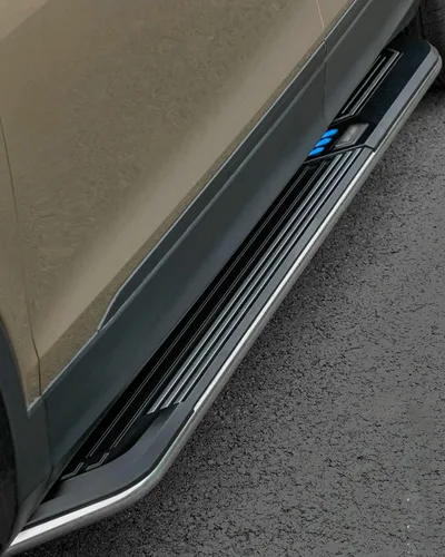 Vista 9 de FANTE 2 estribos laterales Nerf Bars protectores de aluminio para Mercedez Benz GLB 2020-2022