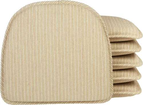 Vista 69 de Klear Vu Raindrop The Gripper - Cojines antideslizantes para silla, suaves y cómodos, almohadillas para asiento, almohadón para cocina, comedor u