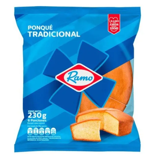 Vista 2 de Ponque Ramo (Pck de 3) es un delicioso snack cake colombiano colombiano Snack de colombia en línea Colombian Snacks colombianos snack