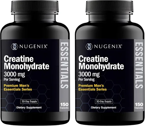 Vista 7 de Complemento de Píldoras de Monohidrato de Creatina Premium Nugenix Essentials, 3000mg, 150 Cápsulas
