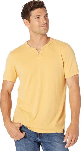 Vista 8 de Lucky Brand Venice Burnout - Camiseta de cuello con muesca y dos botones para hombre