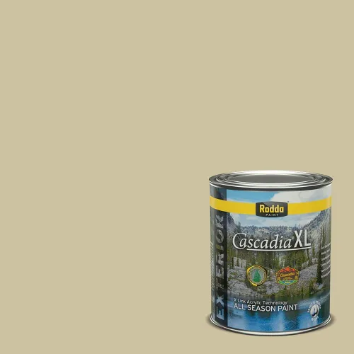 Vista 24 de Rodda Paint CASCADIA XL - Pintura e imprimación satinada para exteriores en uno, cuarto de galón, azul Madonna