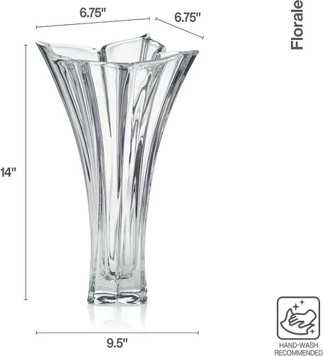 Vista 4 de Mikasa Florale Jarrón de cristal, 14