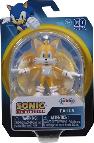 Vista 6 de Sonic The Hedgehog 2020 Wave 3 Tails Mini figura de 2.5 pulgadas [versión moderna]