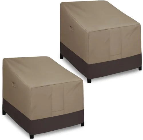 Vista 9 de Easy-Going Funda para Silla Apilable de Exterior Resistente, Funda para Silla de Patio Impermeable, Funda para Muebles de Exterior Resistente al