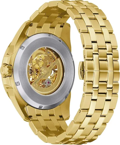 Vista 3 de Bulova Reloj analógico de cuarzo para mujer con correa de acero inoxidable 76L187, tono plateado, correa, Plateado, Correa