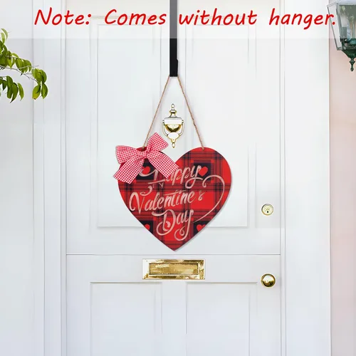 Vista 5 de Letrero de San Valentín para el hogar, decoración iluminada para colgar en la pared de la puerta delantera de San Valentín