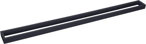 Vista 22 de GERZWY Toallero de baño de 24 pulgadas, de acero inoxidable, estilo contemporáneo, montaje en pared, negro mate, HG1701 (60)-BK