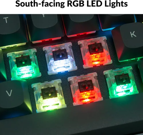 Vista 5 de Keychron Q5 - Teclado mecánico personalizado con cable de 96 interruptor Gateron G Pro marrón intercambiable en caliente macro programable QMKVIA