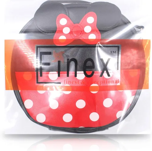 Vista 7 de Finex Mini bolso de viaje con diseño de lunares de Minnie Mouse NegroRojo Bolsa Redonda Viajar