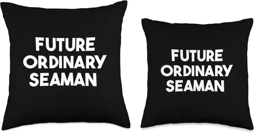 Vista 3 de Future Ordinary Seaman Almohada de 16 x 16 pulgadas, multicolor