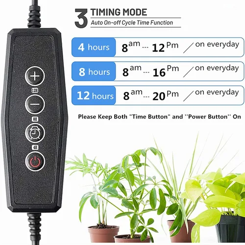 Vista 8 de GHodec Luz de Crecimiento con Soporte, 60 LED 5500K Luz de Planta de Piso de Espectro Completo para Plantas de Interior en Crecimiento, 5 Niveles